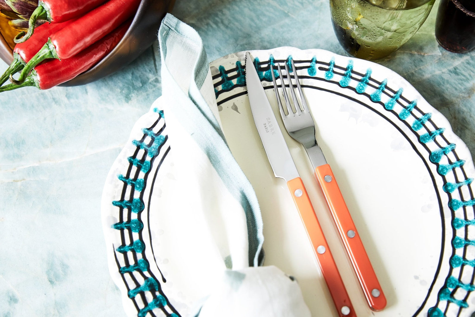 Scalloped Dinner Plate